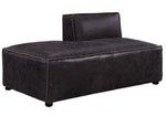 Birdie 4-Pc Antique Slate Top Grain Leather LAF Sectional Sofa