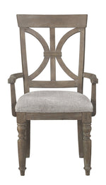 Cardano 2 Driftwood Light Brown Wood Arm Chairs