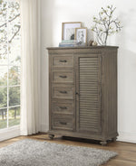 Cardano Driftwood Light Brown Wood Wardrobe Chest