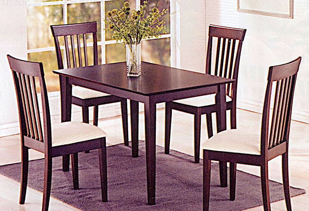 Dania Cappuccino Wood Rectangular Dining Table