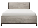 Zephyr Light Gray Wood Cal King Bed