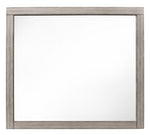 Zephyr Light Gray Wood Dresser Mirror